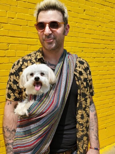 Dog Sling Carrier - Bohemian Multi-Color Woven