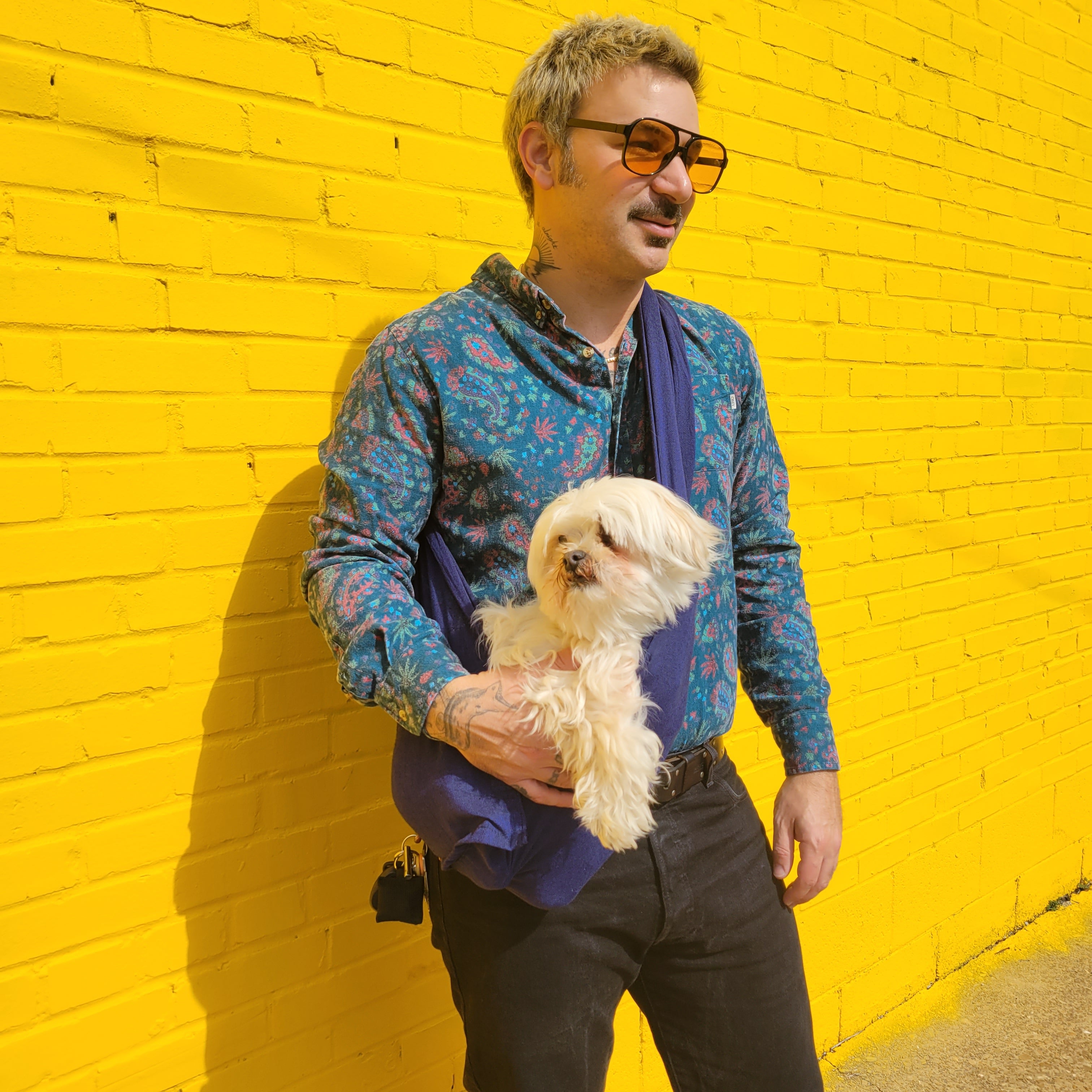 Dog Sling Carrier - Sapphire - Image 3